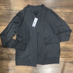 Worthington charcoal Heather cardigan